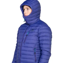 Mountain Equipment Insulated Jackets-Womens Earthrise Hooded Jacket - Cosmos