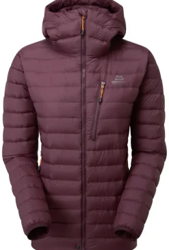 Mountain Equipment Insulated Jackets-Womens Earthrise Hooded Jacket - Raisin