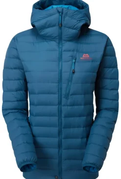 Mountain Equipment Insulated Jackets-Womens Earthrise Hooded Jacket - Majolica Blue