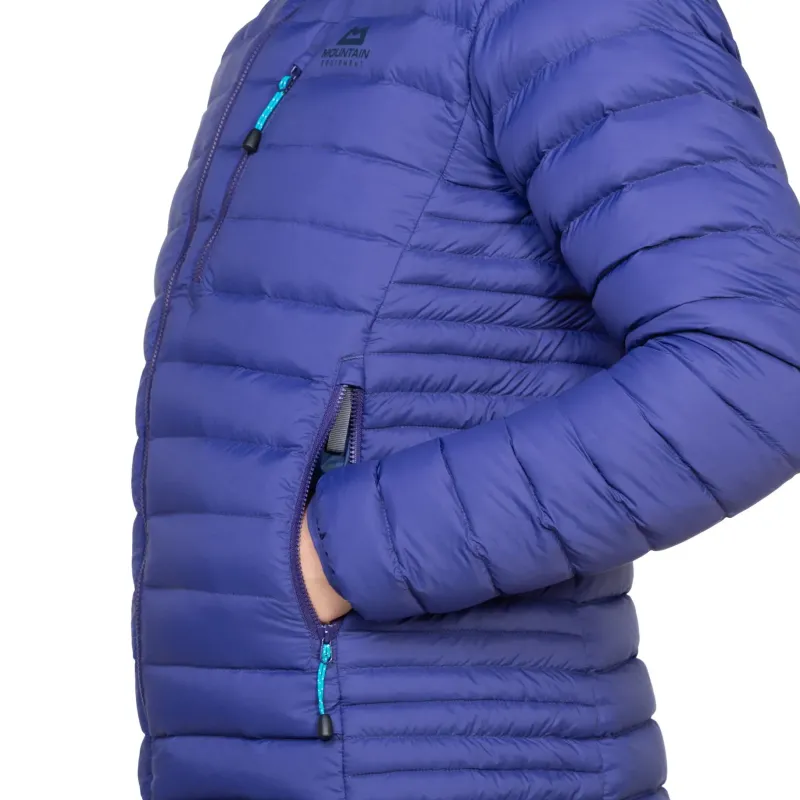 Mountain Equipment Insulated Jackets-Womens Earthrise Hooded Jacket - Majolica Blue