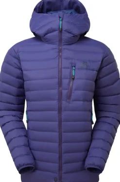 Mountain Equipment Insulated Jackets-Womens Earthrise Hooded Jacket - Amethyst