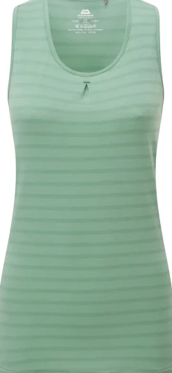 Mountain Equipment T-Shirts & Baselayers-Womens Equinox Vest - Lichen Stripe