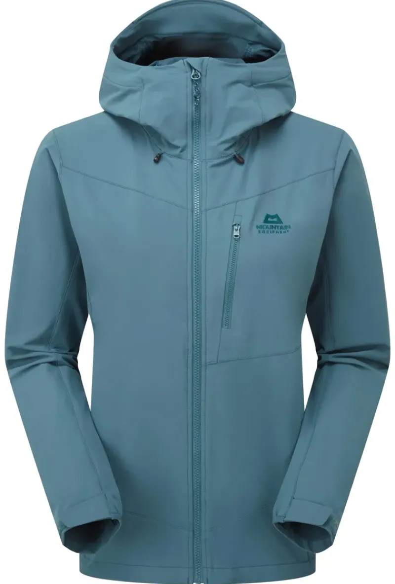 Mountain Equipment Softshell Jackets-Womens Frontier Jacket - Indian Teal