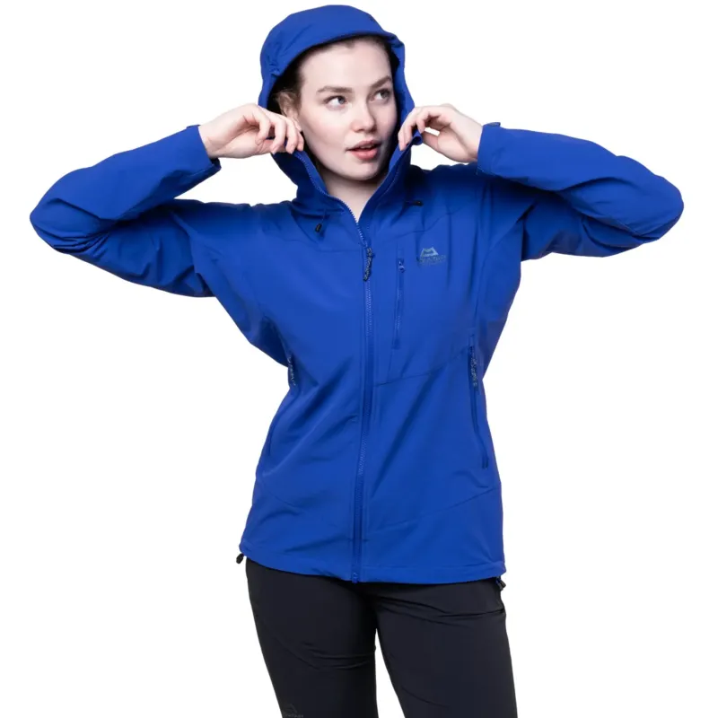 Mountain Equipment Softshell Jackets-Womens Frontier Jacket - Indian Teal