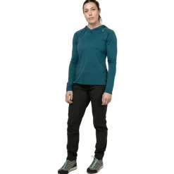 Mountain Equipment T-Shirts & Baselayers-Womens Glace Hooded Top - Raisin