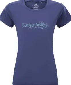 Mountain Equipment T-Shirts & Baselayers-Womens Headpoint Skyline Tee - Amethyst