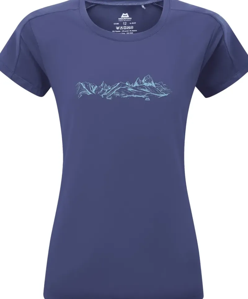 Mountain Equipment T-Shirts & Baselayers-Womens Headpoint Skyline Tee - Amethyst