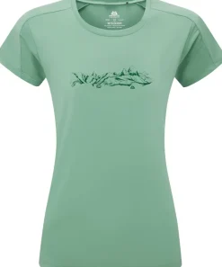 Mountain Equipment T-Shirts & Baselayers-Womens Headpoint Skyline Tee - Lichen