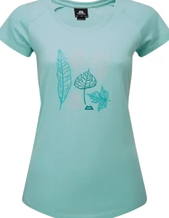 Mountain Equipment T-Shirts & Baselayers-Womens Leaf Tee - Aqua