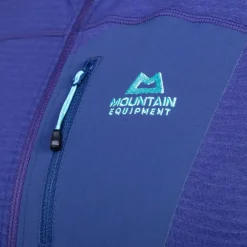 Mountain Equipment Fleece & Mid Layer-Womens Lumiko Hooded Jacket - Lichen Green-Deep Teal