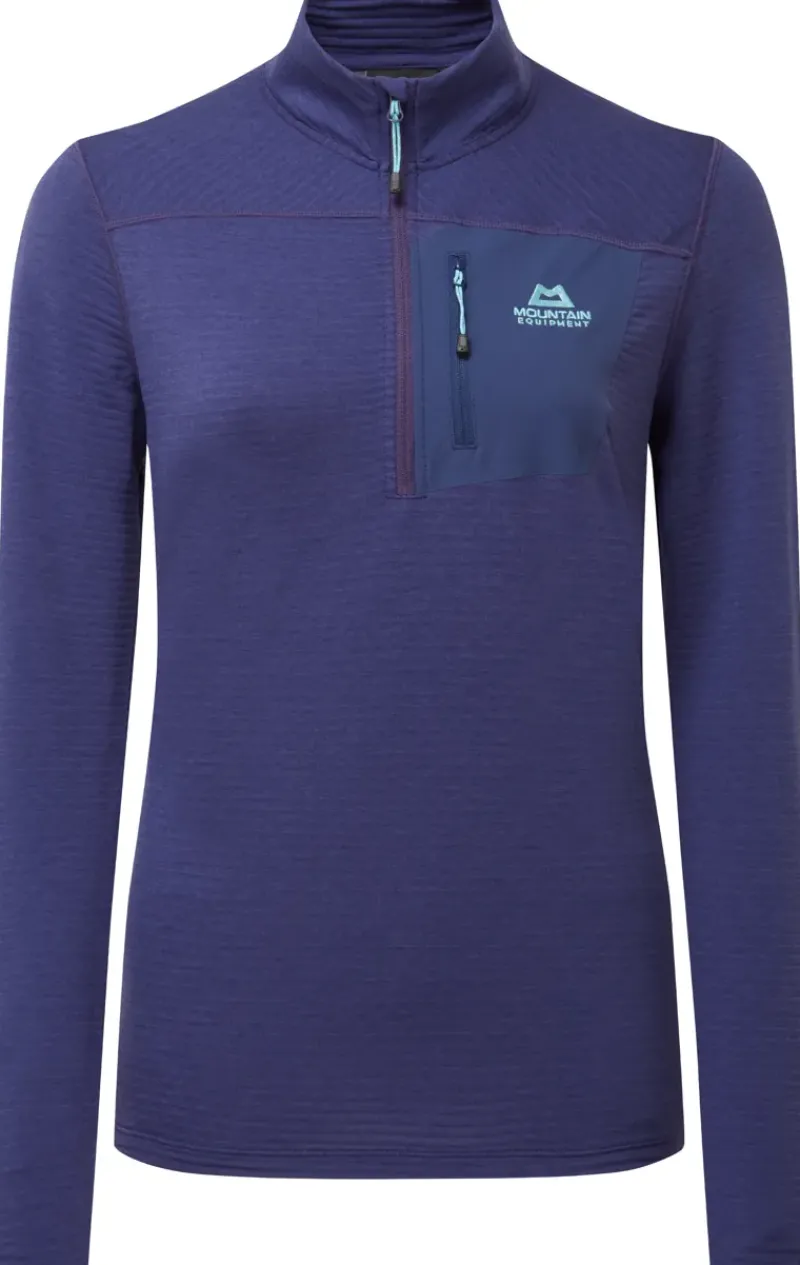 Mountain Equipment Fleece & Mid Layer-Womens Lumiko Zip T - Amethyst-Medieval