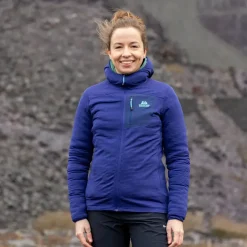 Mountain Equipment Fleece & Mid Layer-Womens Lumiko Hooded Jacket - Rhubarb-Capsicum
