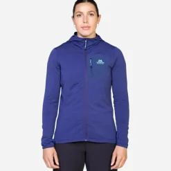 Mountain Equipment Fleece & Mid Layer-Womens Lumiko Hooded Jacket - Rhubarb-Capsicum