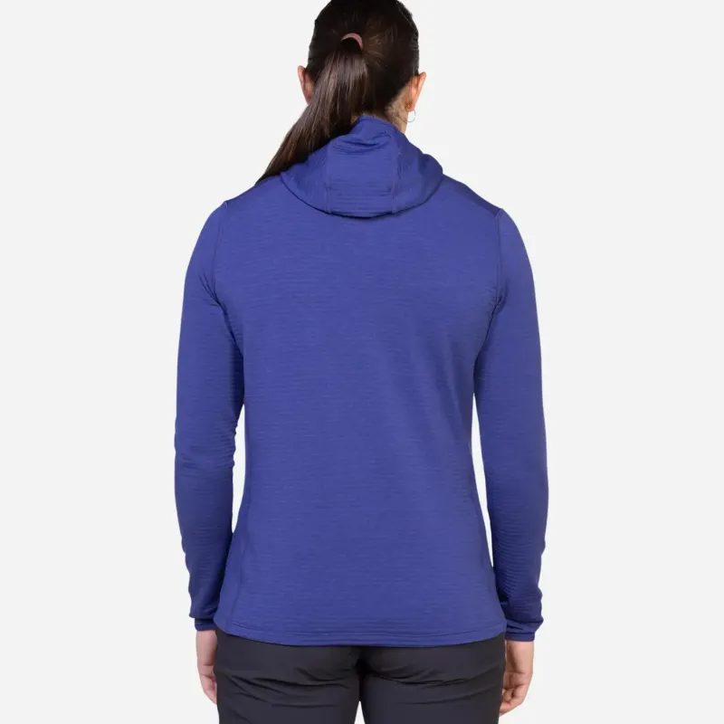 Mountain Equipment Fleece & Mid Layer-Womens Lumiko Hooded Jacket - Rhubarb-Capsicum