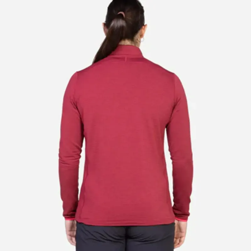 Mountain Equipment Fleece & Mid Layer-Womens Lumiko Zip T - Rhubarb-Capsicum