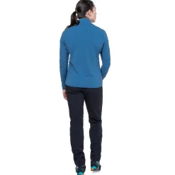 Mountain Equipment Fleece & Mid Layer-Womens Lumiko Zip T - Hibiscus-Tibetan