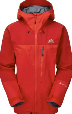 Mountain Equipment Waterproof Jackets-Womens Manaslu Jacket - Imperial Red-Crimson