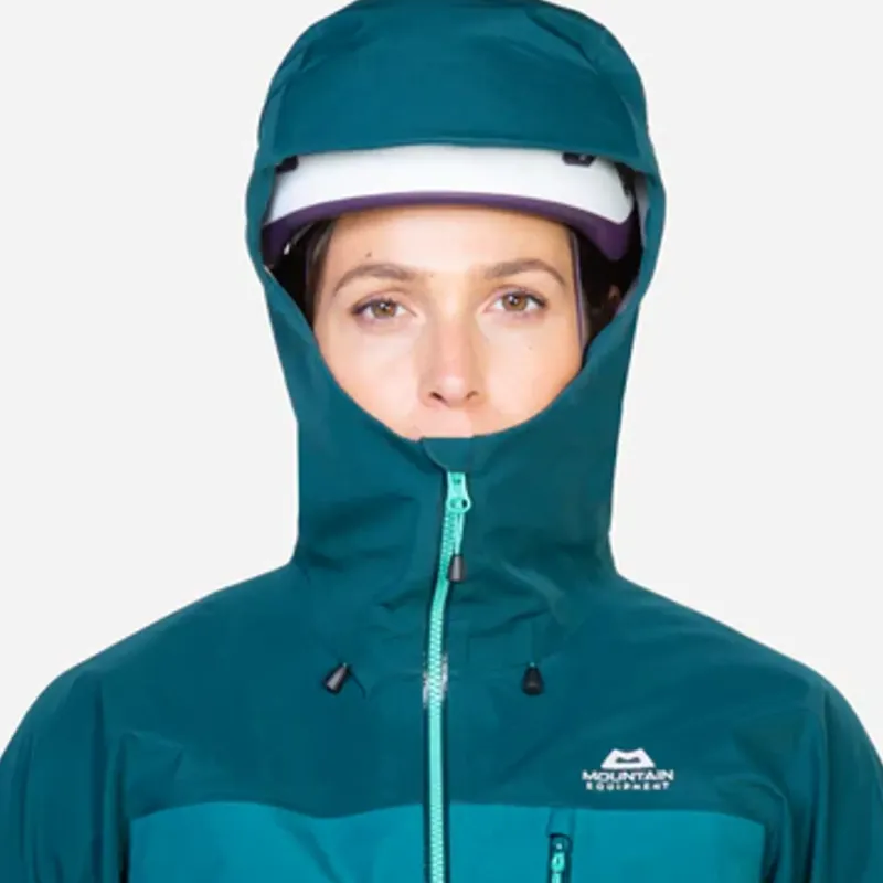 Mountain Equipment Waterproof Jackets-Womens Makalu Jacket - Stellar-Majolica