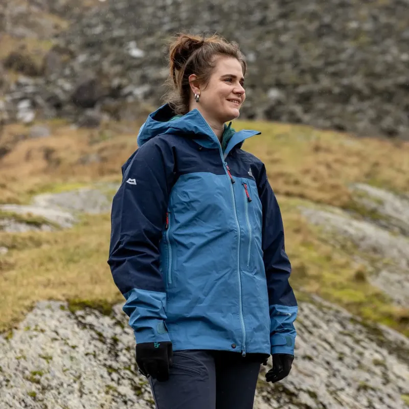 Mountain Equipment Waterproof Jackets-Womens Manaslu Jacket - Stellar-Cosmos