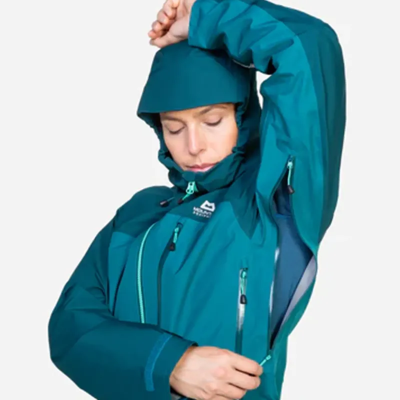 Mountain Equipment Waterproof Jackets-Womens Makalu Jacket - Amethyst-Medieval
