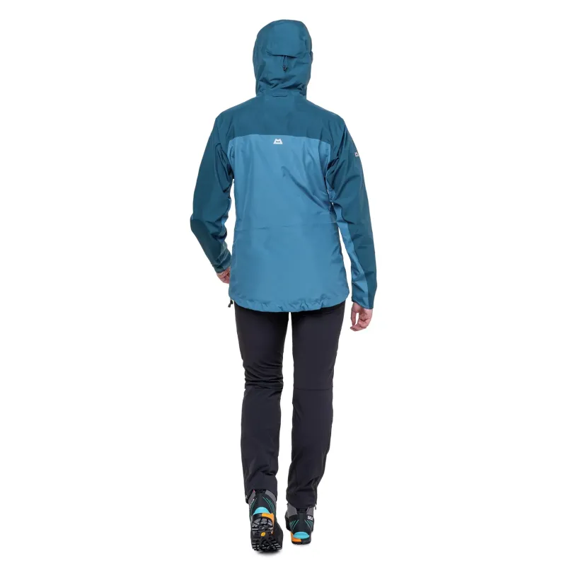 Mountain Equipment Waterproof Jackets-Womens Makalu Jacket - Spruce-Deep Teal