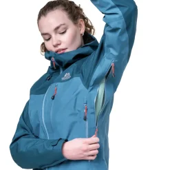 Mountain Equipment Waterproof Jackets-Womens Makalu Jacket - Spruce-Deep Teal