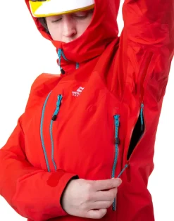 Mountain Equipment Waterproof Jackets-Womens Manaslu Jacket - Spruce-Deep Teal