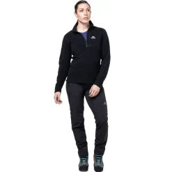 Mountain Equipment Fleece & Mid Layer-Womens Micro Zip-T Fleece - Stellar Blue