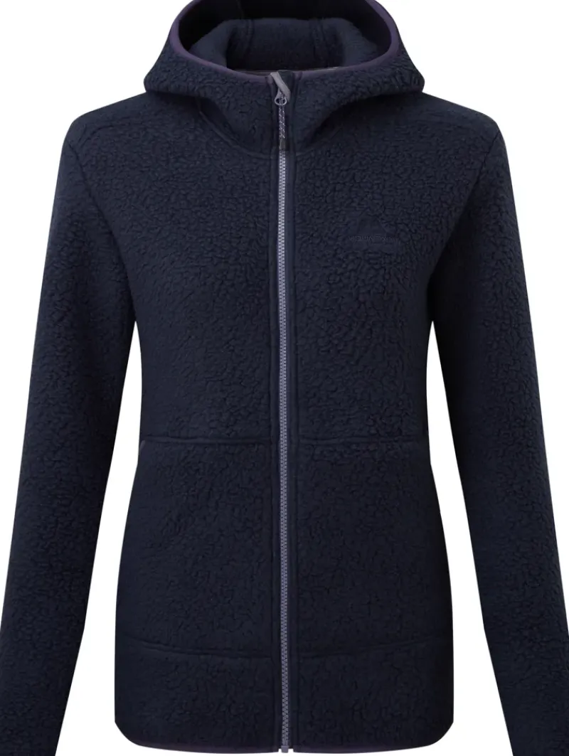 Mountain Equipment Fleece & Mid Layer-Womens Moreno Hooded Jacket - Comos Tonal