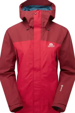 Mountain Equipment Waterproof Jackets-Womens Nanda Devi Jacket - Capsicum-Tibetan Red