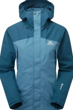 Mountain Equipment Waterproof Jackets-Womens Nanda Devi Jacket - Stellar-Majolica
