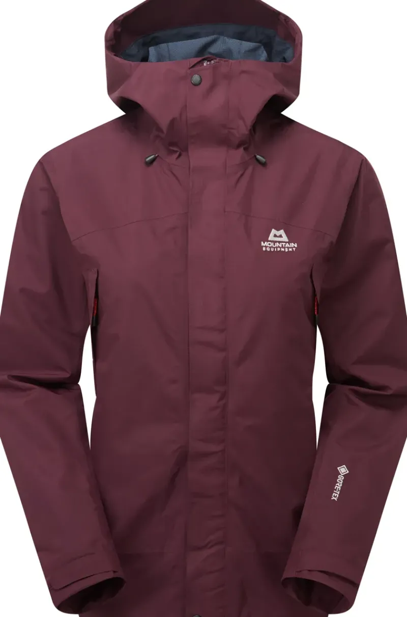 Mountain Equipment Waterproof Jackets-Womens Nanda Devi Jacket - Raisin