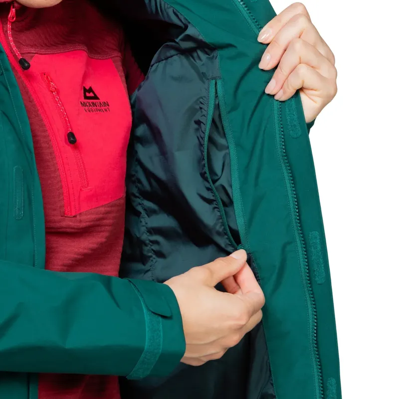 Mountain Equipment Waterproof Jackets-Womens Nanda Devi Jacket - Raisin
