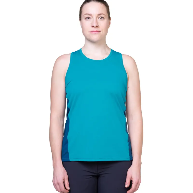 Mountain Equipment T-Shirts & Baselayers-Womens Nava Tank - Topaz-Majolica