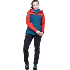 Mountain Equipment Waterproof Jackets-Womens Odyssey Jacket - Majolica-Chili