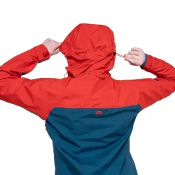 Mountain Equipment Waterproof Jackets-Womens Odyssey Jacket - Majolica-Chili