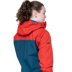 Mountain Equipment Waterproof Jackets-Womens Odyssey Jacket - Majolica-Chili