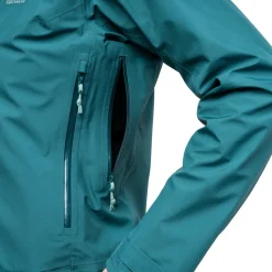 Mountain Equipment Waterproof Jackets-Womens Odyssey Jacket - Deep Teal