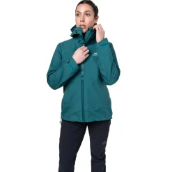 Mountain Equipment Waterproof Jackets-Womens Odyssey Jacket - Deep Teal