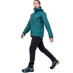 Mountain Equipment Waterproof Jackets-Womens Odyssey Jacket - Deep Teal