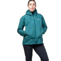 Mountain Equipment Waterproof Jackets-Womens Odyssey Jacket - Deep Teal