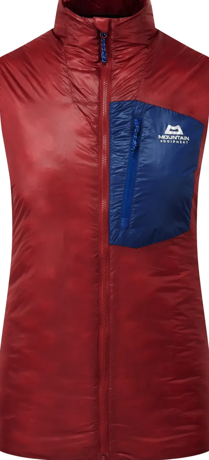 Mountain Equipment Vests & Gilets-Womens Oreus Vest - Merlot-Admiral Blue