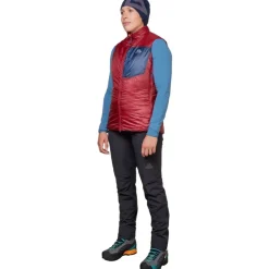 Mountain Equipment Vests & Gilets-Womens Oreus Vest - Merlot-Admiral Blue