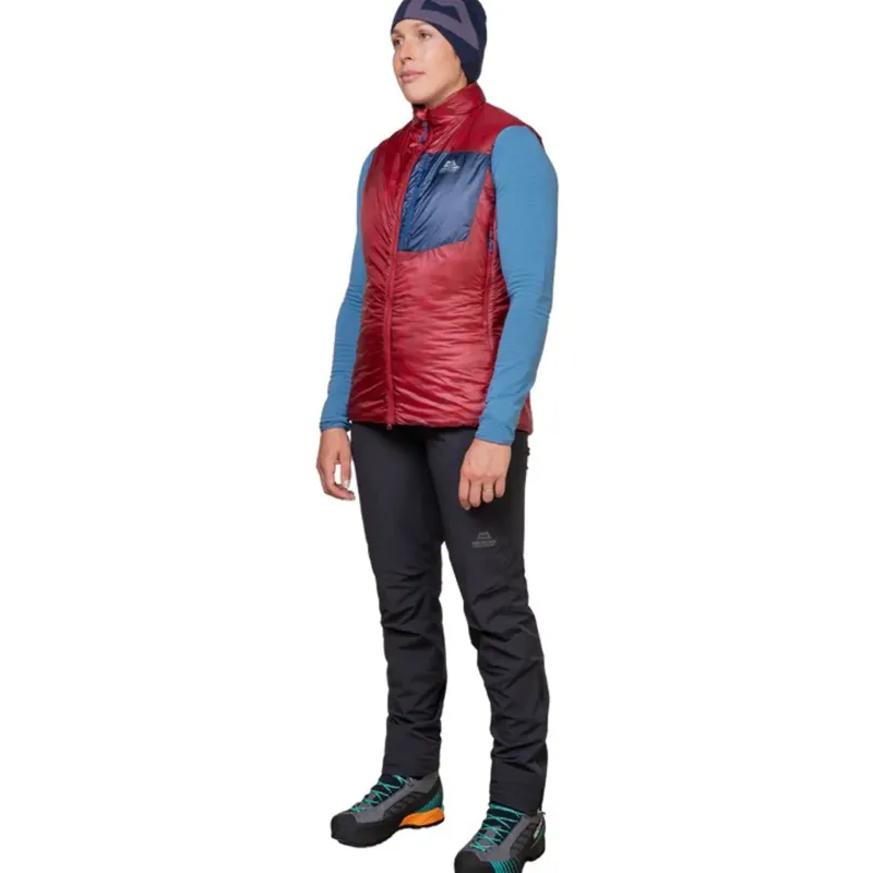Mountain Equipment Vests & Gilets-Womens Oreus Vest - Merlot-Admiral Blue