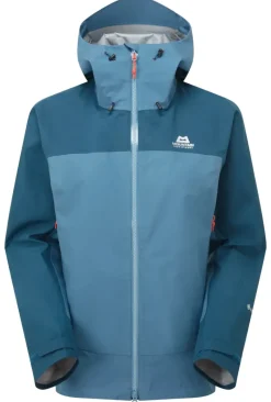 Mountain Equipment Waterproof Jackets-Womens Saltoro Jacket - Stellar-Majolica