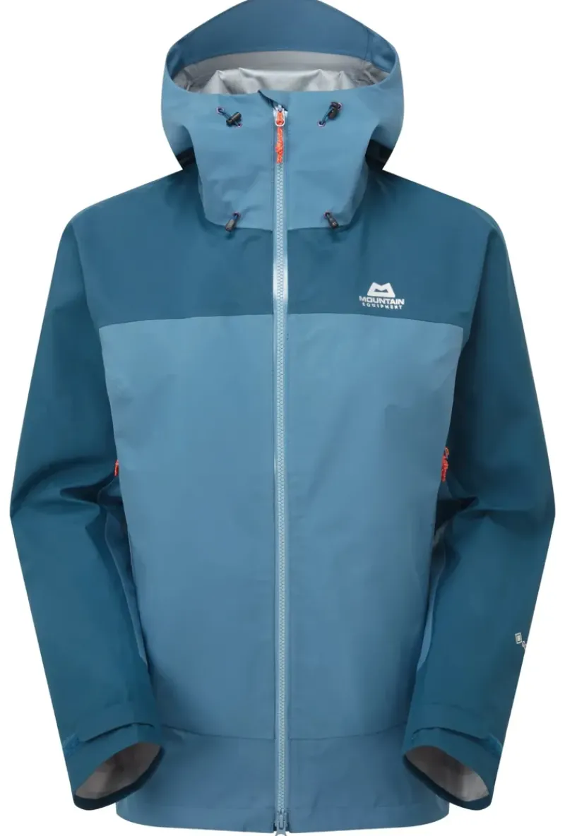 Mountain Equipment Waterproof Jackets-Womens Saltoro Jacket - Stellar-Majolica