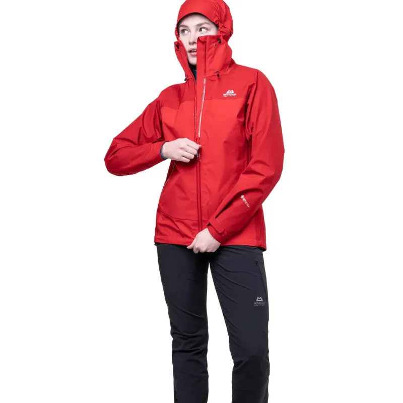 Mountain Equipment Waterproof Jackets-Womens Saltoro Jacket - Stellar-Majolica