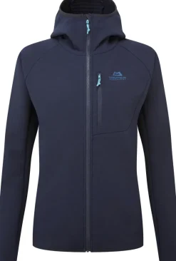 Mountain Equipment Fleece & Mid Layer-Womens Shroud Hooded Jacket - Cosmos