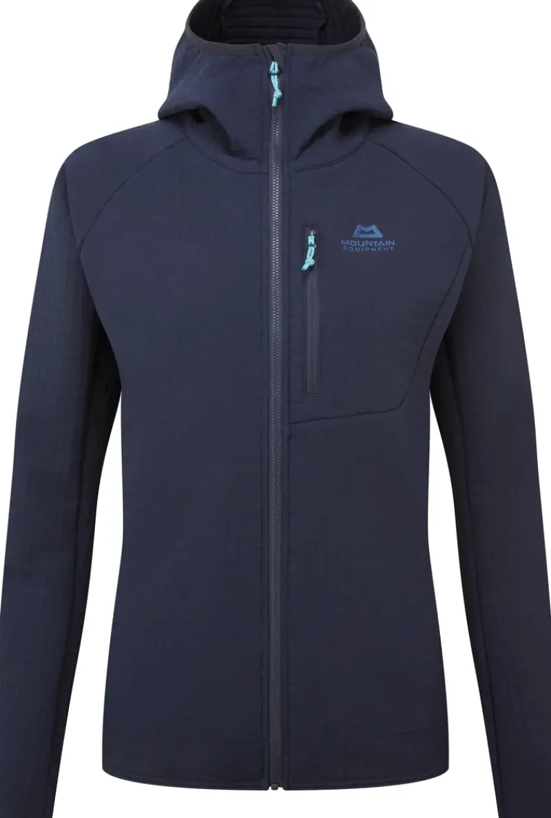 Mountain Equipment Fleece & Mid Layer-Womens Shroud Hooded Jacket - Cosmos