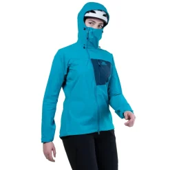Mountain Equipment Softshell Jackets-Womens Squall Hooded Jacket - Topaz-Majolica